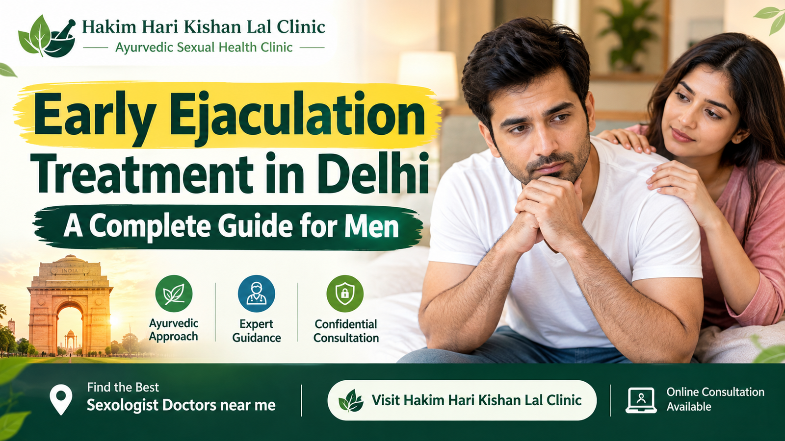 Early Ejaculation Treatment in Delhi Options